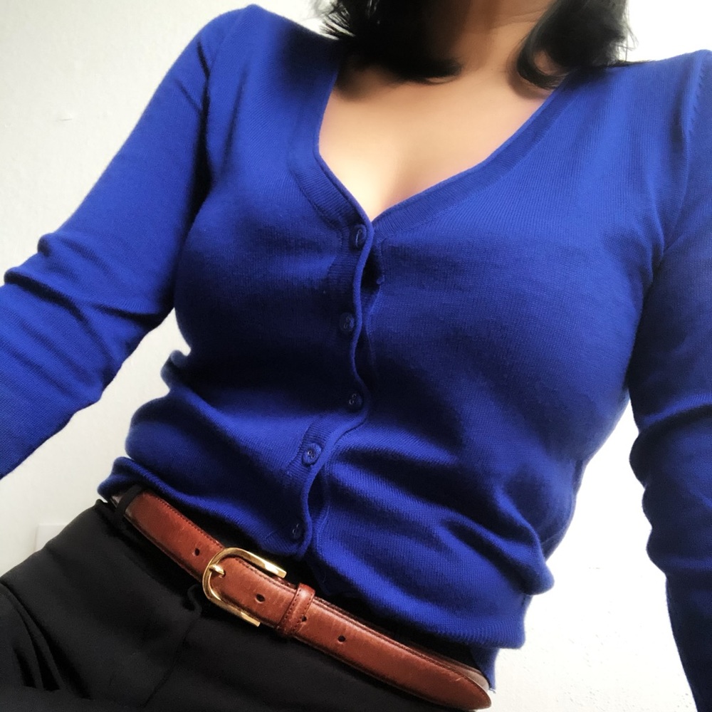 Zara button down cardigan sweater size small